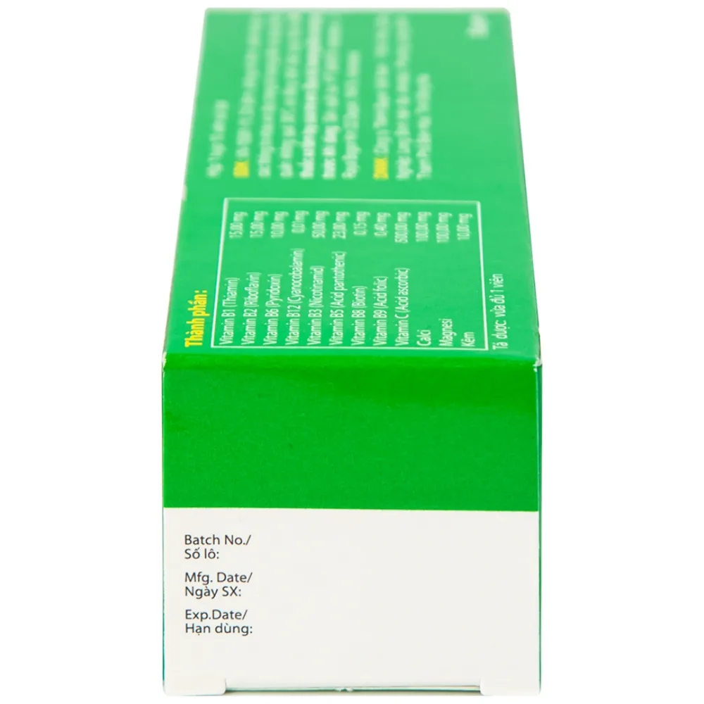 Hình ảnh Viên sủi Berocca Bayer bổ sung vitamin và khoáng chất (10 viên)
