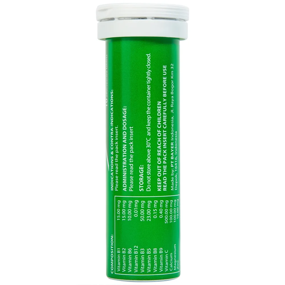 Hình ảnh Viên sủi Berocca Bayer bổ sung vitamin và khoáng chất (10 viên)