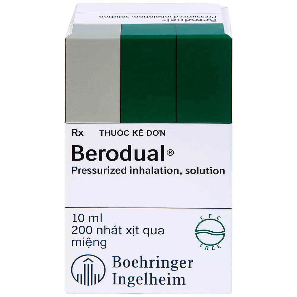 Hình ảnh Dung dịch Berodual Boehringer hỗ trợ giãn phế quản (10ml)
