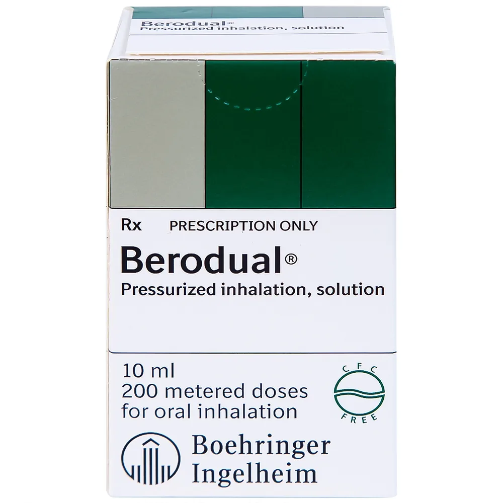 Hình ảnh Dung dịch Berodual Boehringer hỗ trợ giãn phế quản (10ml)
