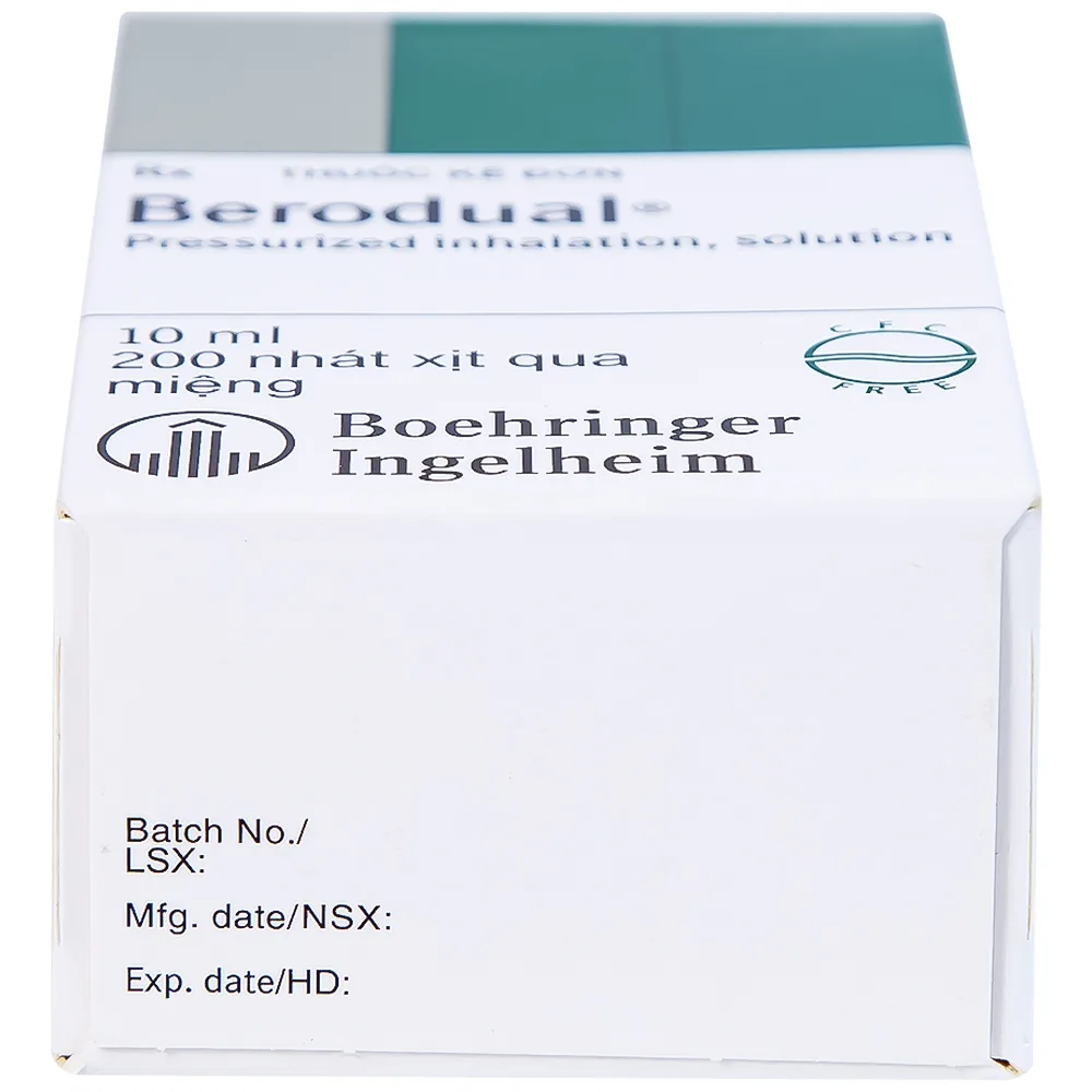 Hình ảnh Dung dịch Berodual Boehringer hỗ trợ giãn phế quản (10ml)