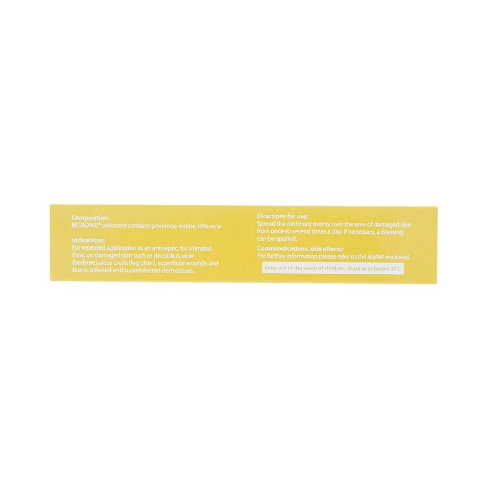 Hình ảnh Thuốc mỡ Betadine Ointment hỗ trợ sát khuẩn vết loét, vết thương (40g)