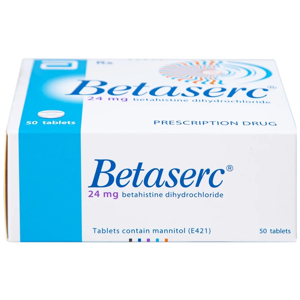 Hình ảnh Thuốc Betaserc 24mg Abbott điều trị hội chứng Meniere (5 vỉ x 10 viên)
