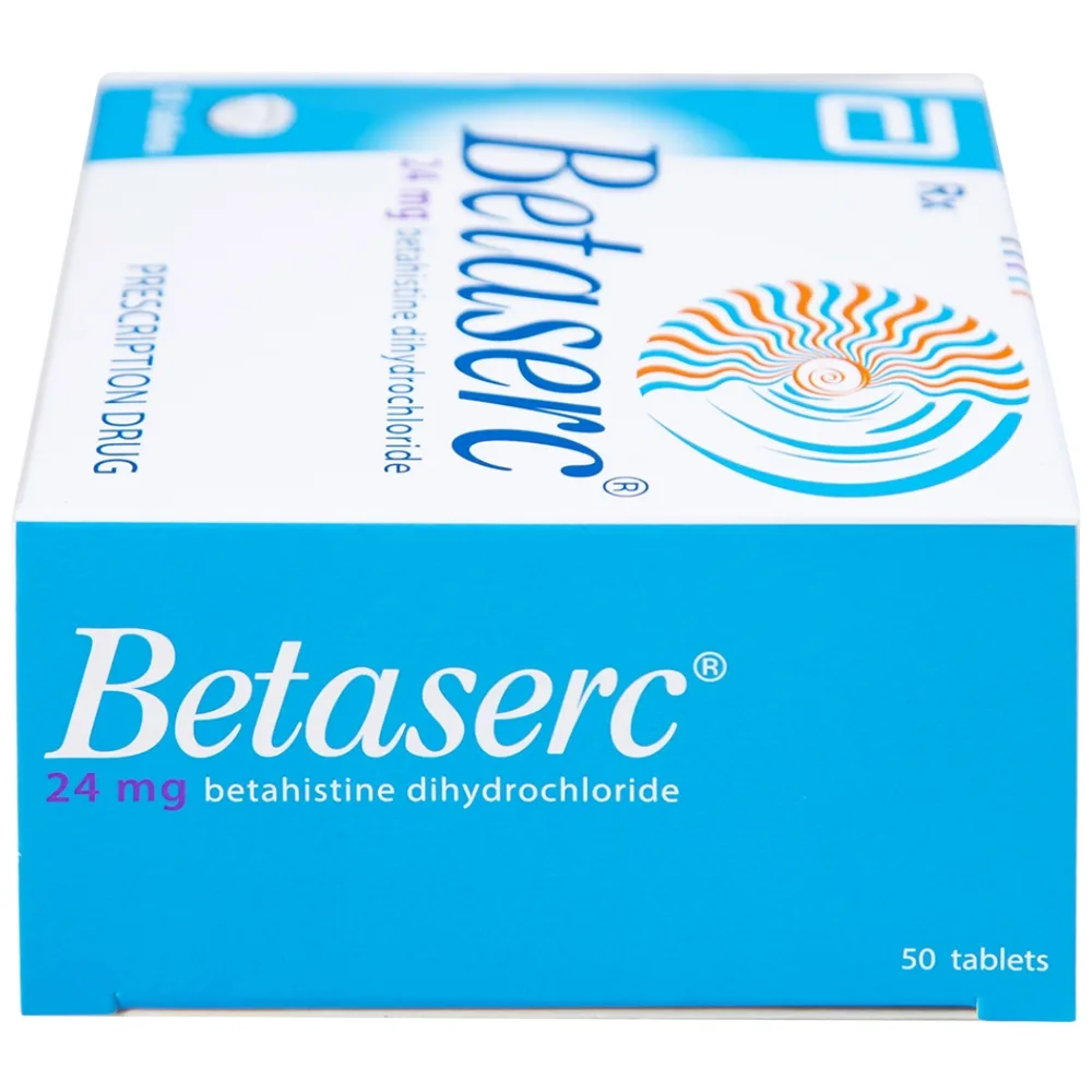 Hình ảnh Thuốc Betaserc 24mg Abbott điều trị hội chứng Meniere (5 vỉ x 10 viên)