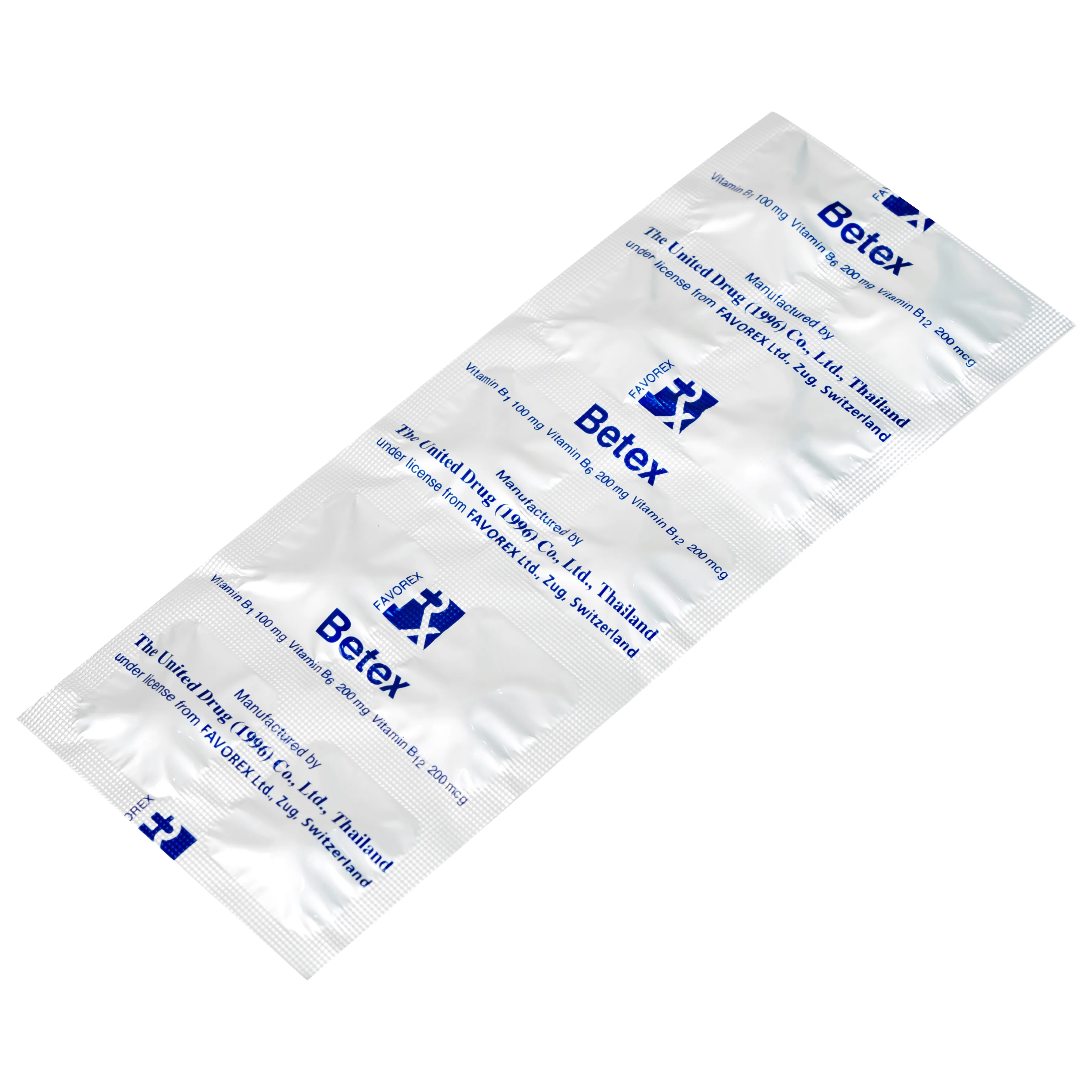 Hình ảnh Thuốc Betex Favorex bổ sung vitamin B1, B6, B12 (5 vỉ x 10 viên)