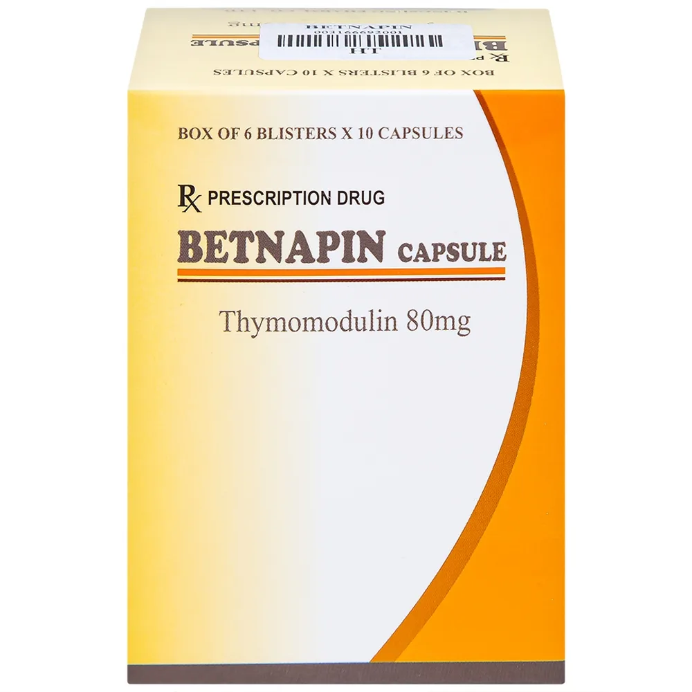 Hình ảnh Thuốc Betnapin 80mg DongSung điều trị dị ứng, mày đay mạn tính (6 vỉ x 10 viên)