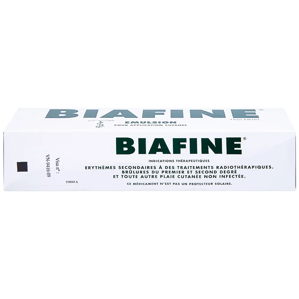 Hình ảnh Nhũ tương Biafine Janssen điều trị bỏng độ 1, độ 2, các vết thương ngoài da không nhiễm trùng (93g)
