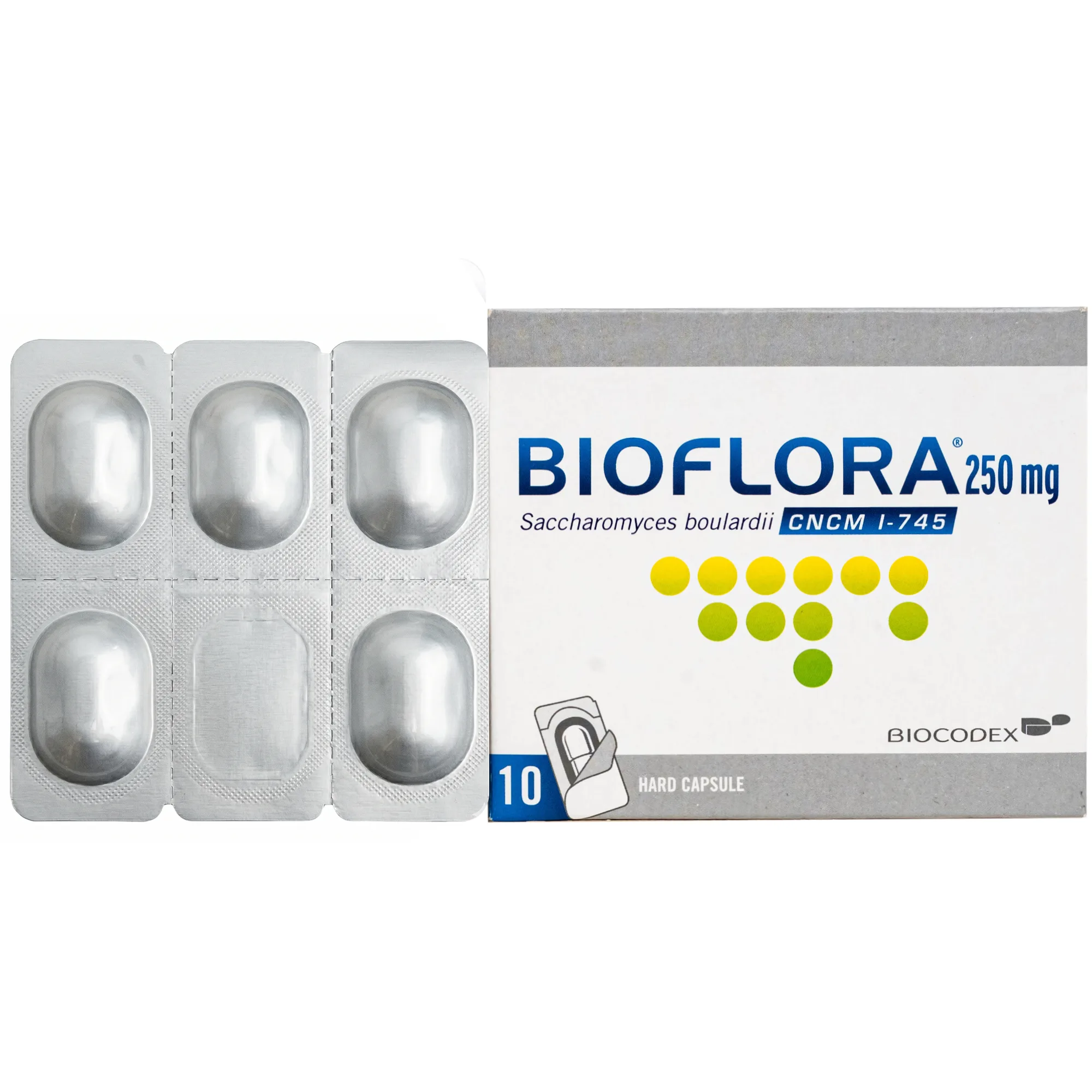 Hình ảnh Thuốc Bioflora 250mg Biocodex điều trị tiêu chảy (2 vỉ x 5 viên)
