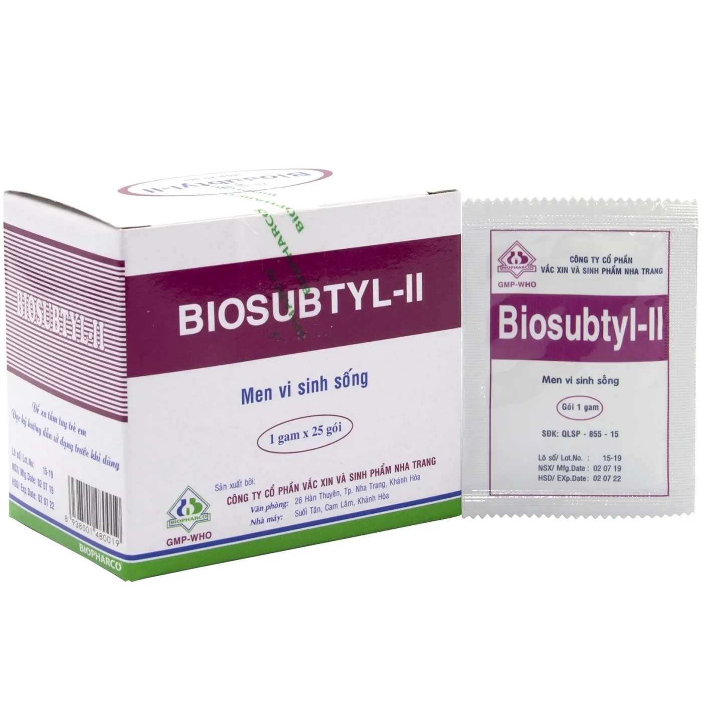 Hình ảnh Men tiêu hoá sống Biosubtyl-II điều trị tiêu chảy, viêm đại tràng, rối loạn tiêu hoá (25 gói x 1g)