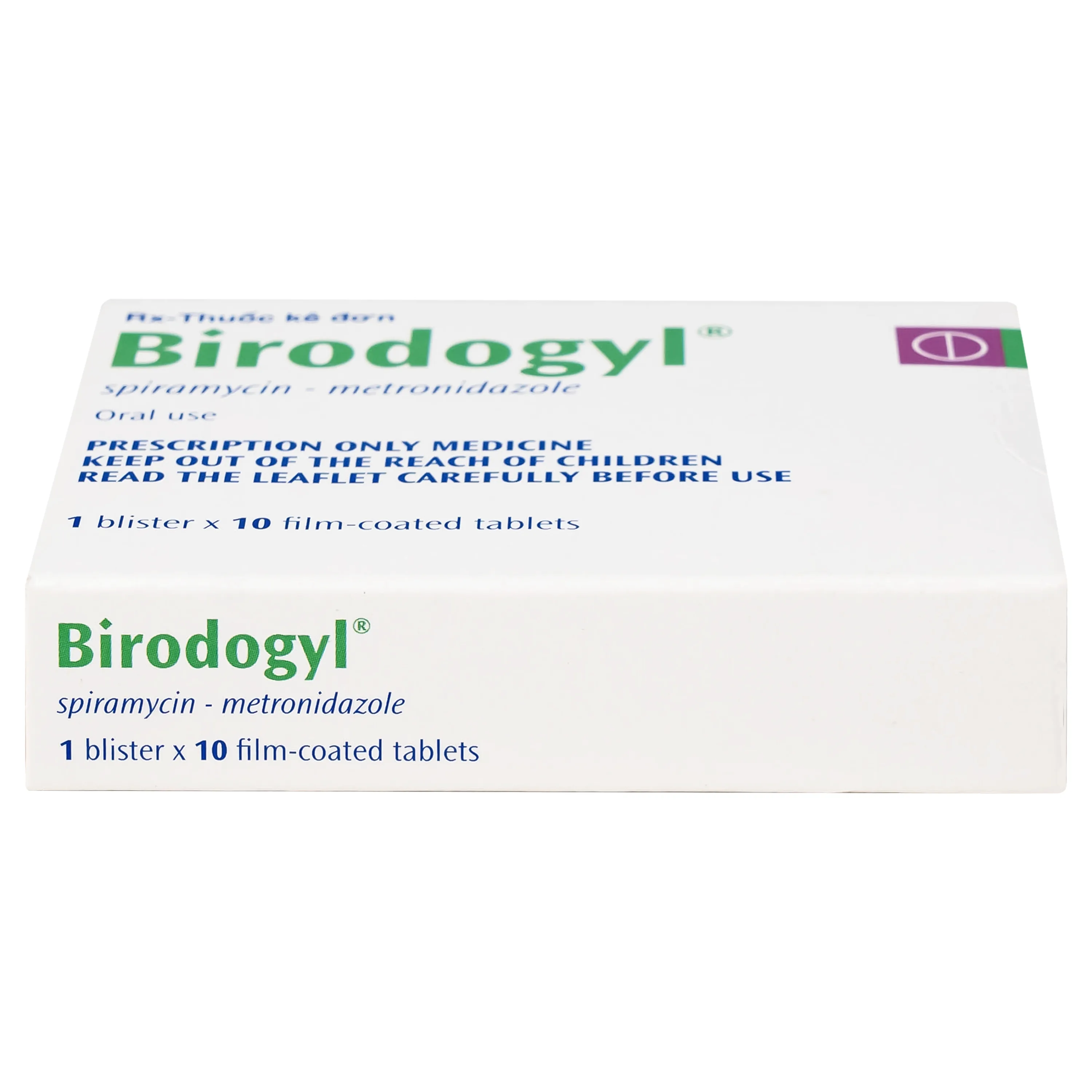 Hình ảnh Thuốc Birodogyl 250mg Sanofi điều trị nhiễm trùng đường miệng cấp tính và mạn tính (1 vỉ x 10 viên)