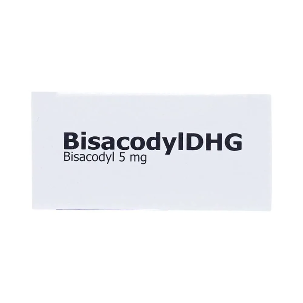 Hình ảnh Thuốc BisacodylDHG điều trị táo bón, thải sạch ruột (4 vỉ x 25 viên)