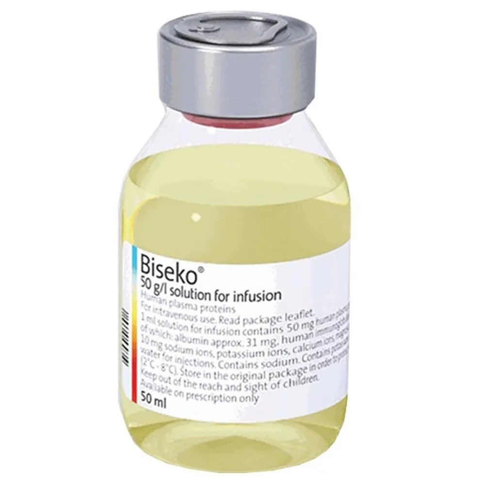 Hình ảnh Thuốc tiêm Biseko Biotest bù thể tích máu, chống nhiễm trùng (50ml)