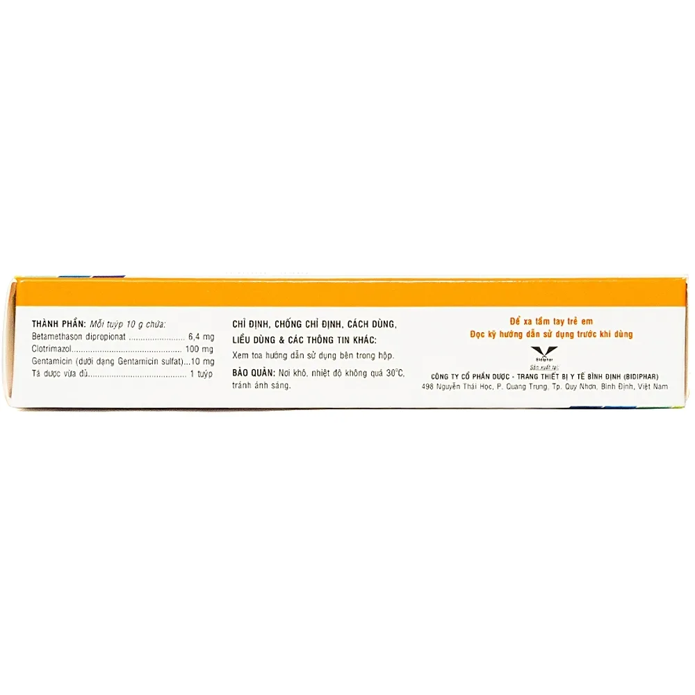 Hình ảnh Kem bôi da Bisilkon Bidiphar điều trị các bệnh lý da, nhiễm trùng do vi khuẩn (10g)