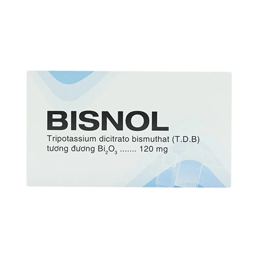 Hình ảnh Thuốc Bisnol Davipharm điều trị loét ở dạ dày, tá tràng (6 vỉ x 10 viên)