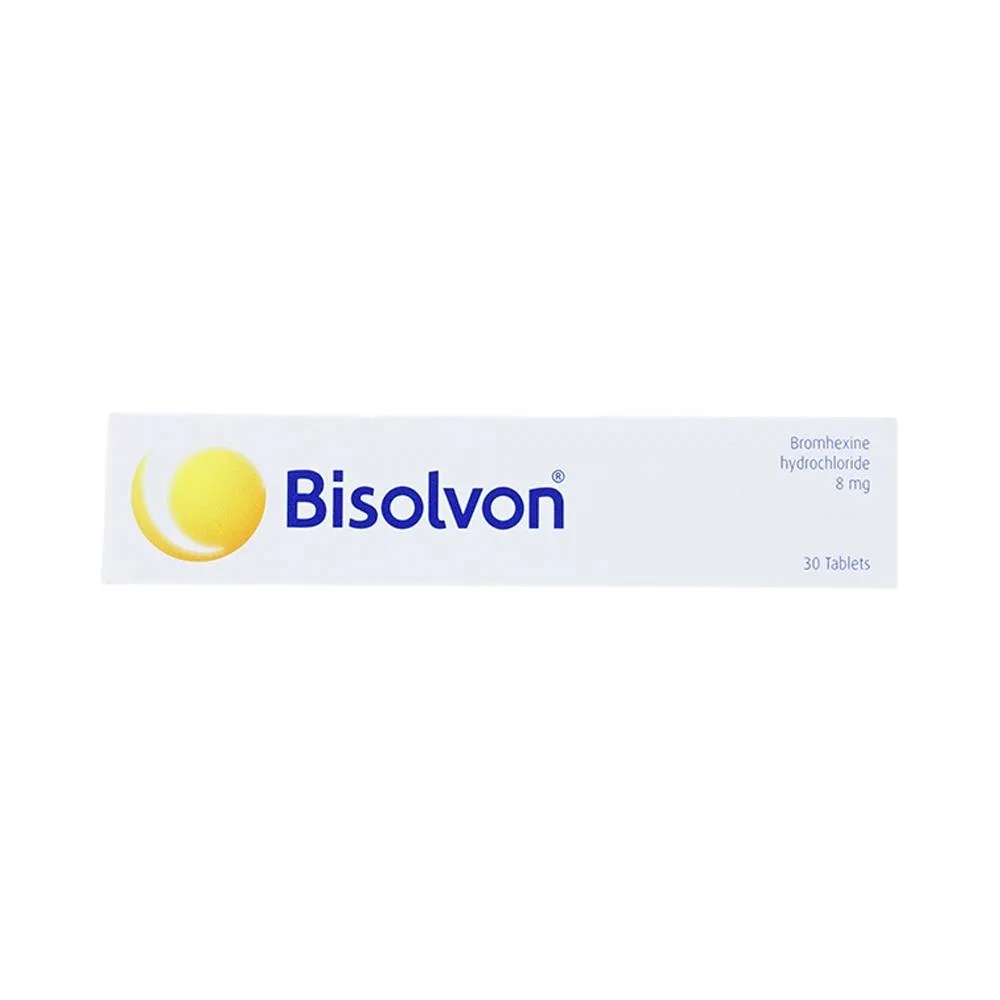 Hình ảnh Thuốc Bisolvon 8mg Boehringer làm loãng đờm, tiêu chất nhầy (3 vỉ x 10 viên)