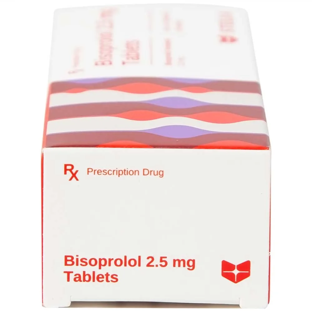 Hình ảnh Thuốc Bisoprolol 2.5mg Tablets Stella điều trị tăng huyết áp, đau thắt ngực mạn tính ổn định (3 vỉ x 10 viên)