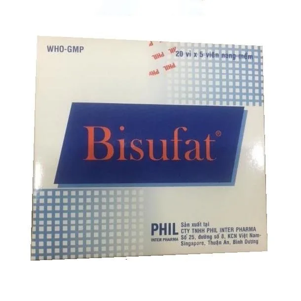 Hình ảnh Thuốc Bisufat giảm stress, tăng sức đề kháng (20 vỉ x 5 viên)