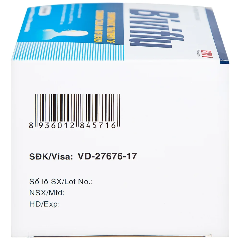Hình ảnh Thuốc Biviflu BRV điều trị các triệu chứng cảm cúm (10 vỉ x 12 viên)