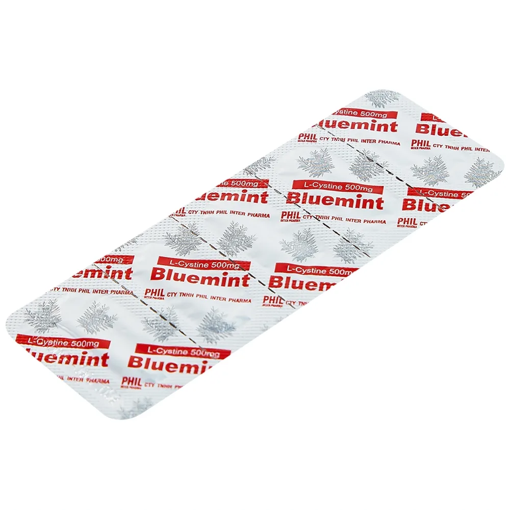 Hình ảnh Thuốc Bluemint Phil hỗ trợ điều trị viêm da, sạm da, tàn nhang (12 vỉ x 5 viên)
