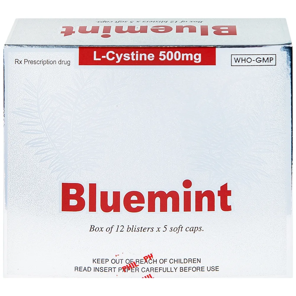 Hình ảnh Thuốc Bluemint Phil hỗ trợ điều trị viêm da, sạm da, tàn nhang (12 vỉ x 5 viên)