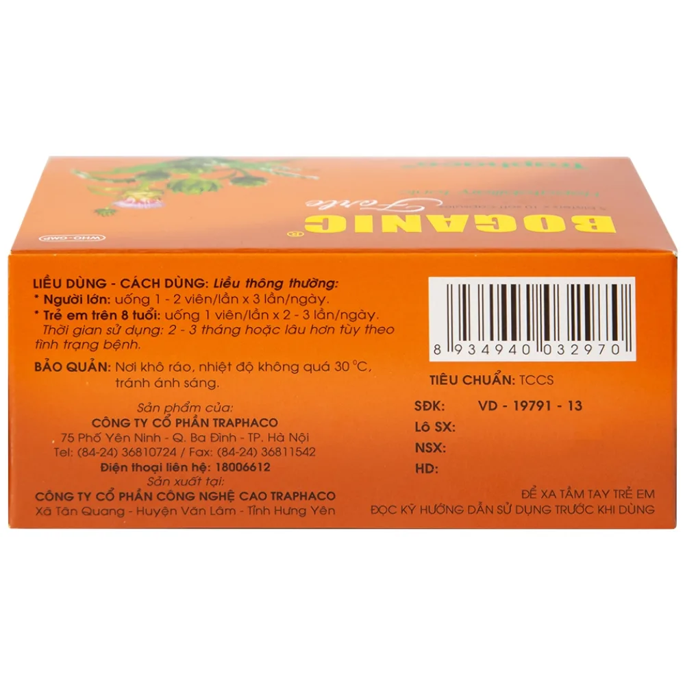 Hình ảnh Thuốc Boganic Forte Traphaco bổ gan, hỗ trợ điều trị suy giảm chức năng gan (5 vỉ x 10 viên)