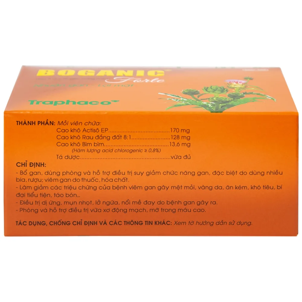 Hình ảnh Thuốc Boganic Forte Traphaco bổ gan, hỗ trợ điều trị suy giảm chức năng gan (5 vỉ x 10 viên)