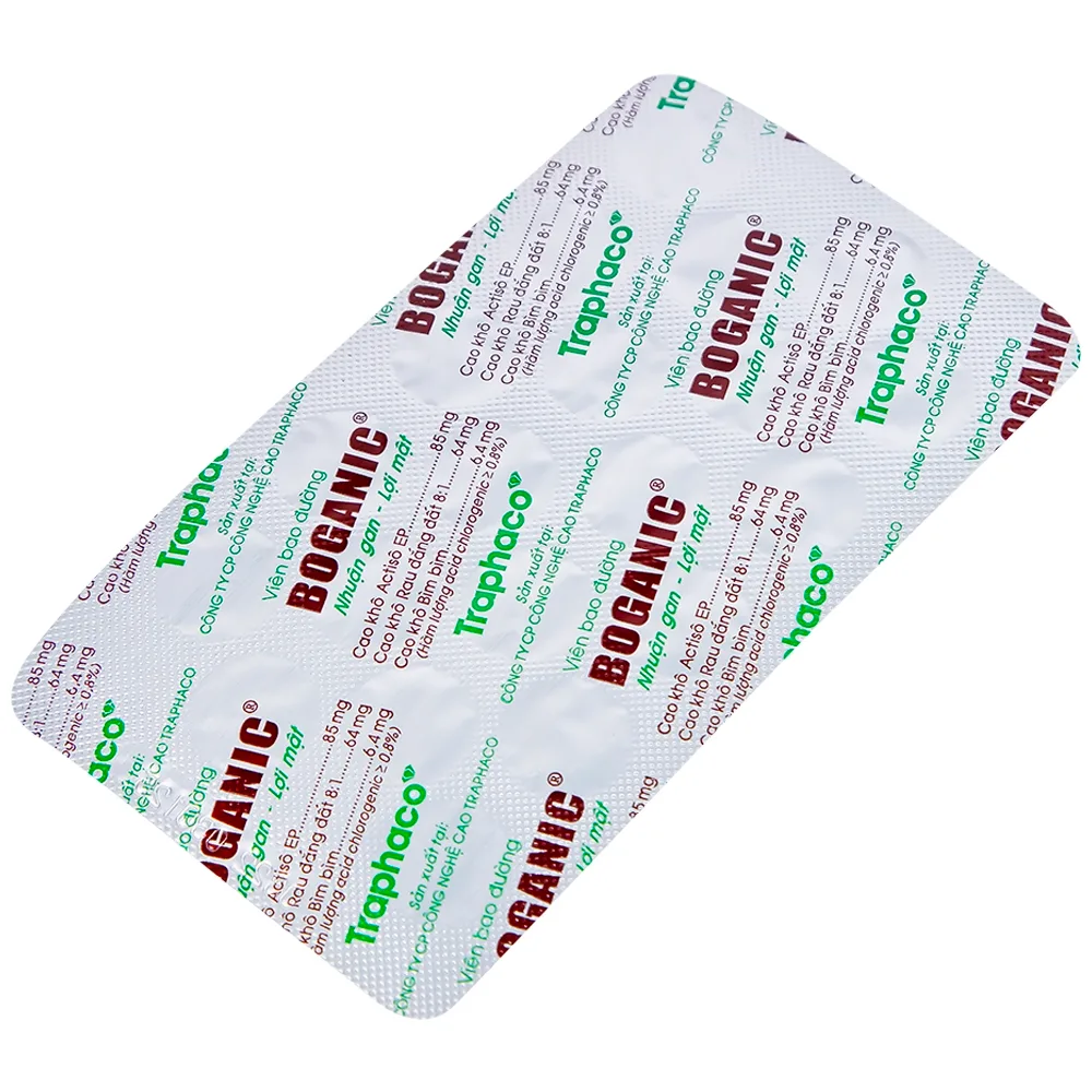 Hình ảnh Thuốc Boganic Traphaco bổ gan, hỗ trợ điều trị suy giảm chức năng gan (5 vỉ x 20 viên)