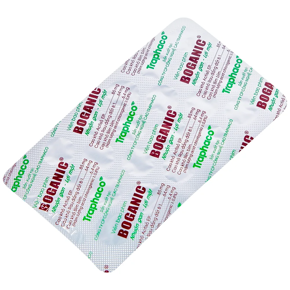 Hình ảnh Thuốc Boganic Traphaco bổ gan, hỗ trợ điều trị suy giảm chức năng gan (5 vỉ x 20 viên)