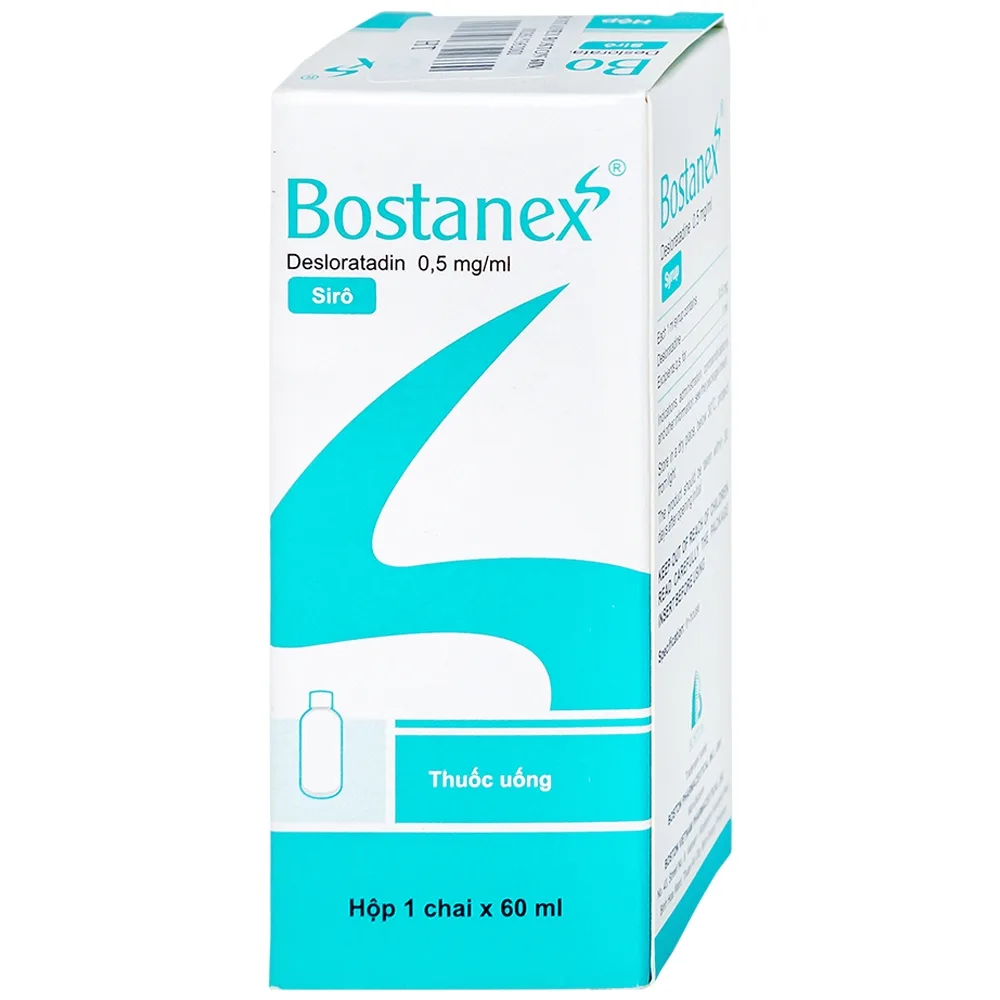 Hình ảnh Thuốc Bostanex Boston giảm viêm mũi dị ứng, nổi mày đay (60ml)