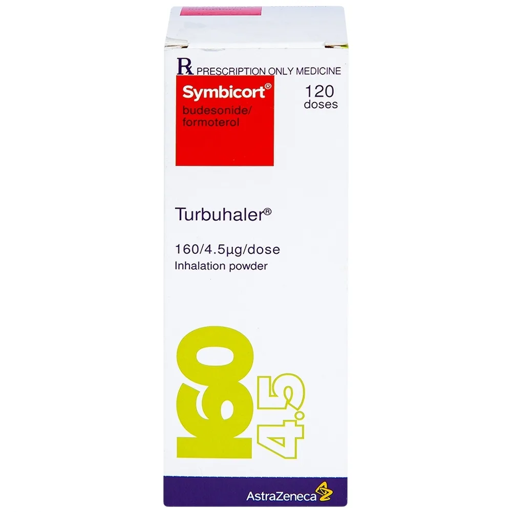 Hình ảnh Thuốc bột để hít Symbicort AstraZeneca điều trị hen suyễn (120 liều)