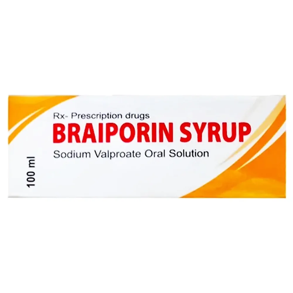 Hình ảnh Siro uống Braiporin syrup Allegens điều trị bệnh động kinh (100ml)