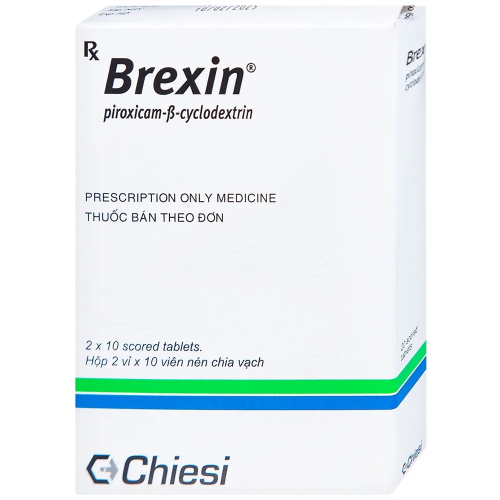 Hình ảnh Thuốc Brexin Chiesi giảm các triệu chứng do viêm xương khớp (2 vỉ x 10 viên)