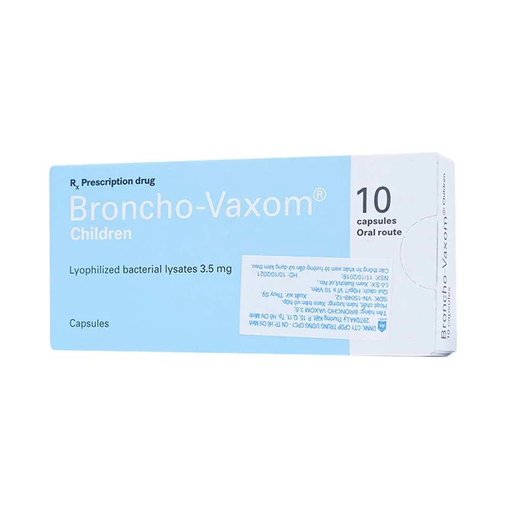 Hình ảnh Thuốc Broncho-Vaxom điều trị nhiễm khuẩn đường hô hấp, tăng cường miễn dịch (10 viên)