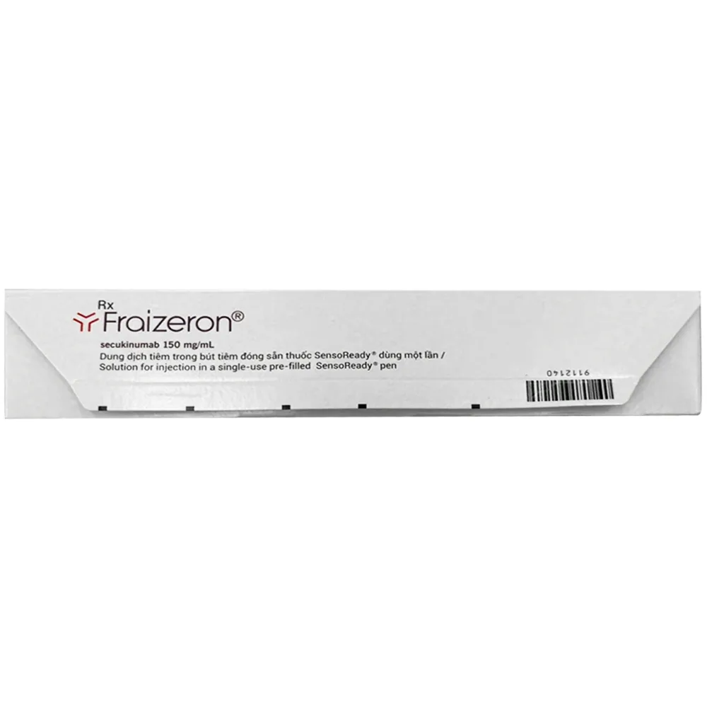 Hình ảnh Bút tiêm đóng sẵn Fraizeron 150mg Novartis điều trị vảy nến thể mảng, viêm khớp vảy nến, viêm cột sống dính khớp