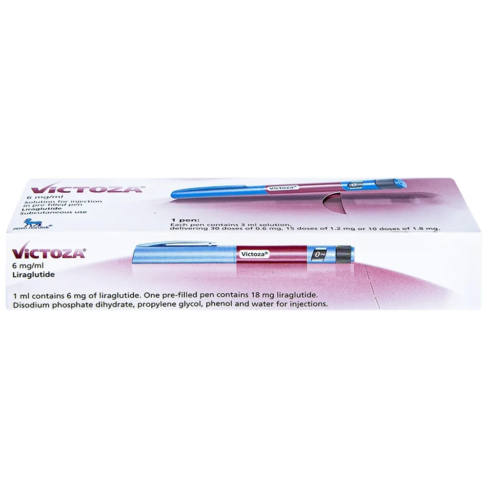 Hình ảnh Bút tiêm Victoza 6mg/ml Novo Nordisk điều trị bệnh tiểu đường típ 2 (1 bút)