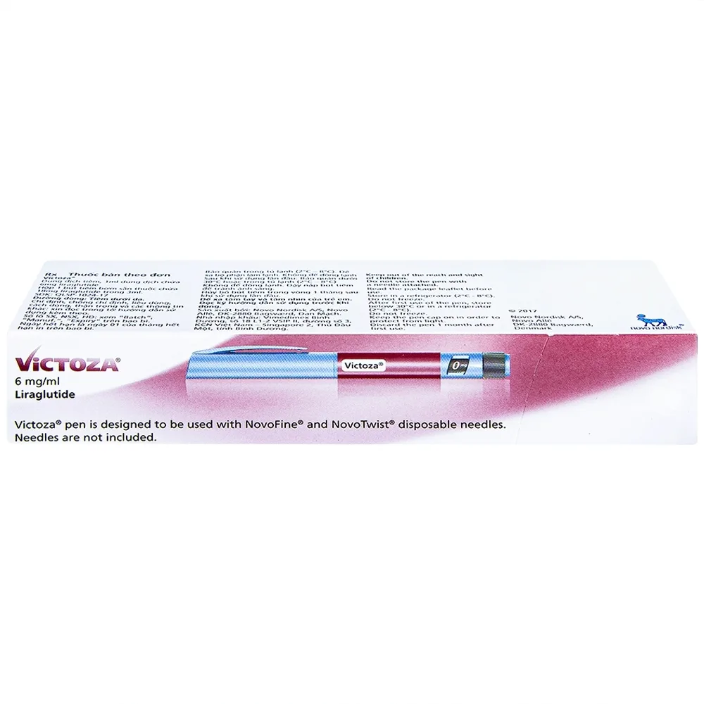 Hình ảnh Bút tiêm Victoza 6mg/ml Novo Nordisk điều trị bệnh tiểu đường típ 2 (1 bút)