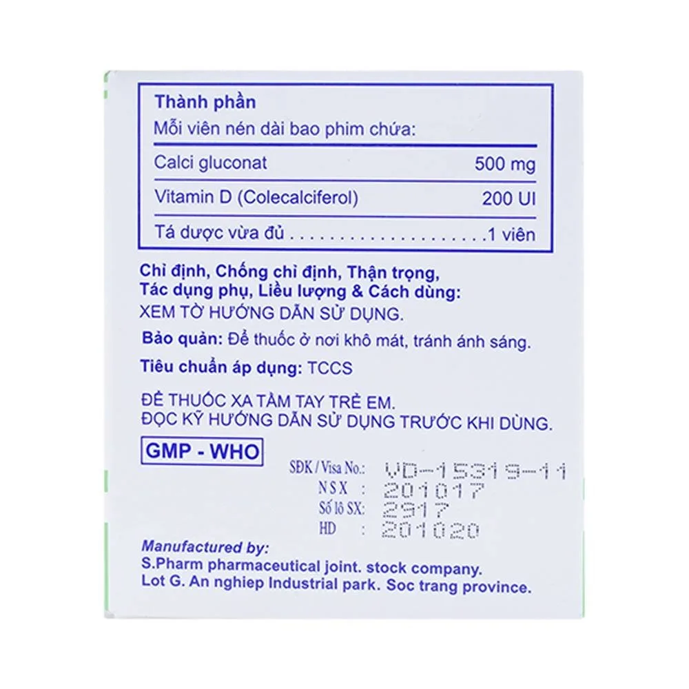 Hình ảnh Thuốc Calcium D Robinson phòng và điều trị loãng xương (10 vỉ x 10 viên)