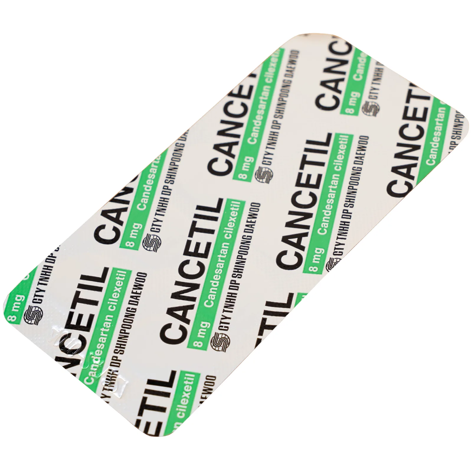 Hình ảnh Thuốc Cancetil 8mg Shinpoong Daewoo điều trị tăng huyết áp (30 viên)