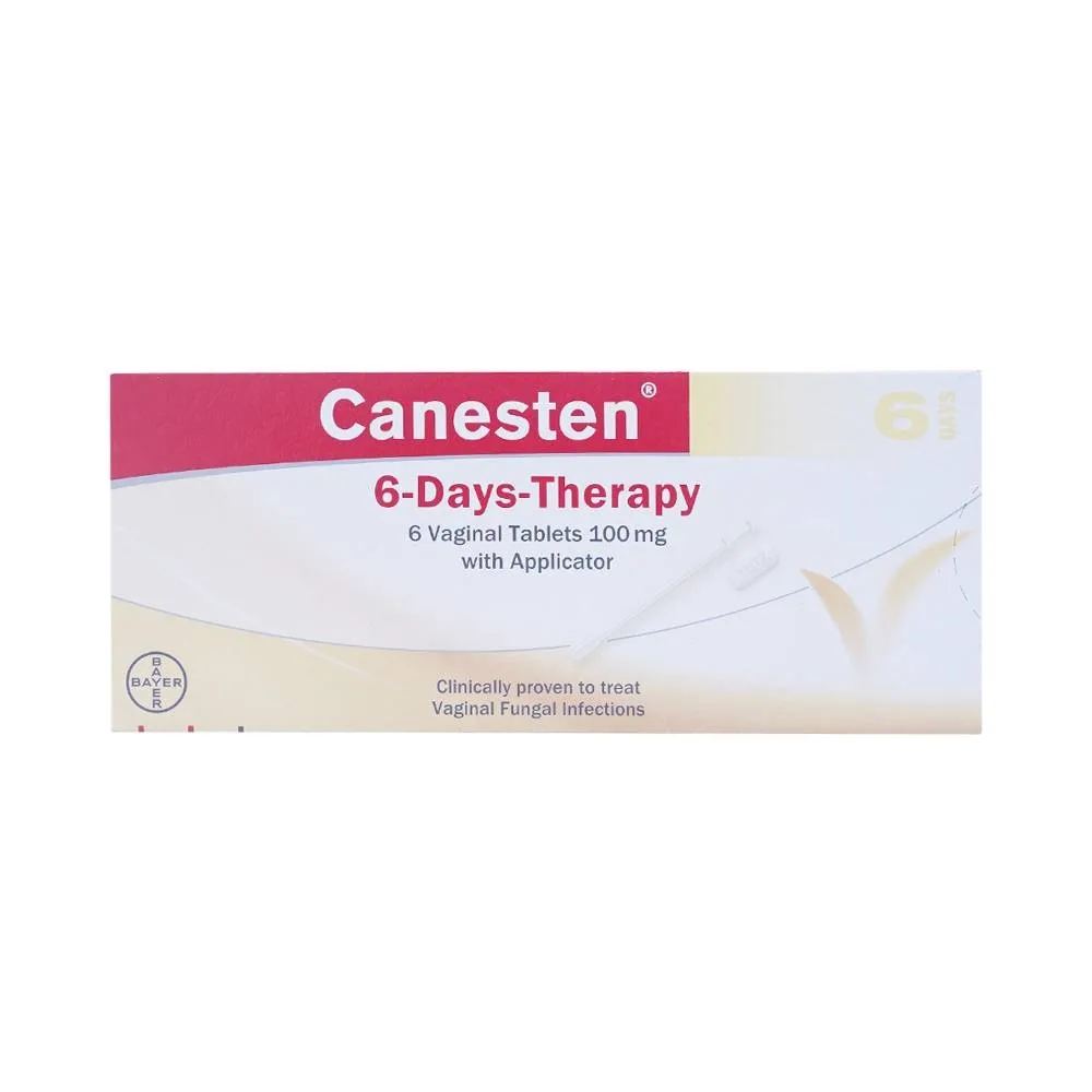 Hình ảnh Viên đặt âm đạo Canesten 6-Days-Therapy 100mg điều trị viêm âm đạo