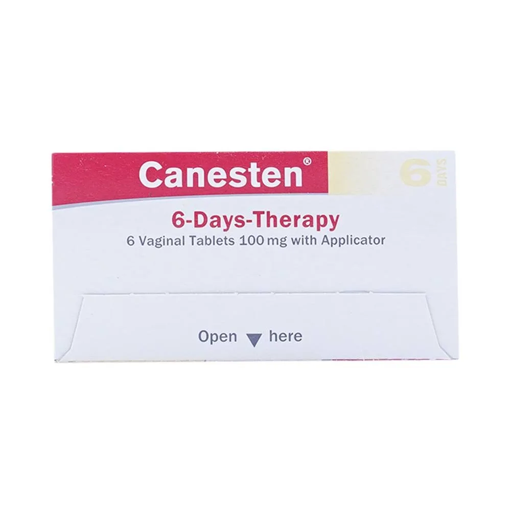 Hình ảnh Viên đặt âm đạo Canesten 6-Days-Therapy 100mg điều trị viêm âm đạo 