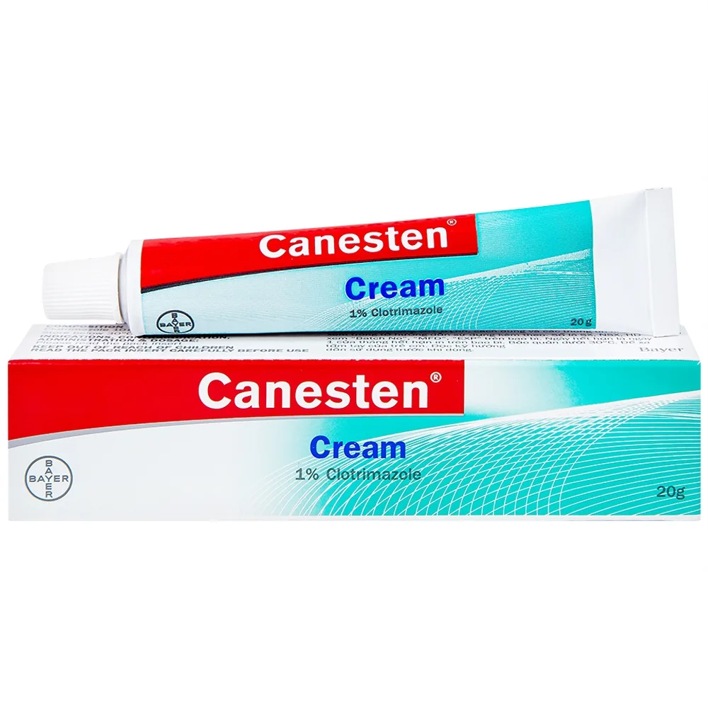 Hình ảnh Kem bôi Canesten Cream Bayer điều trị nấm da, nấm men (20g)