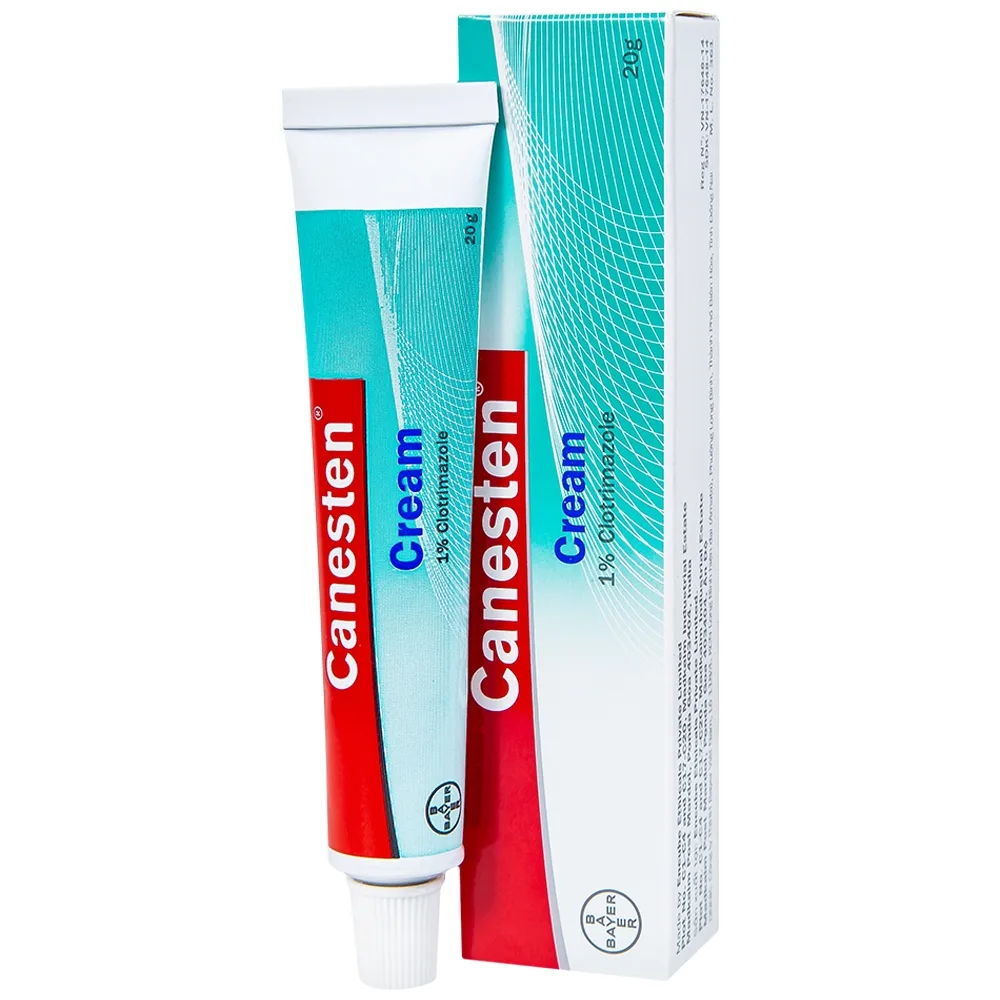Hình ảnh Kem bôi Canesten Cream Bayer điều trị nấm da, nấm men (20g)