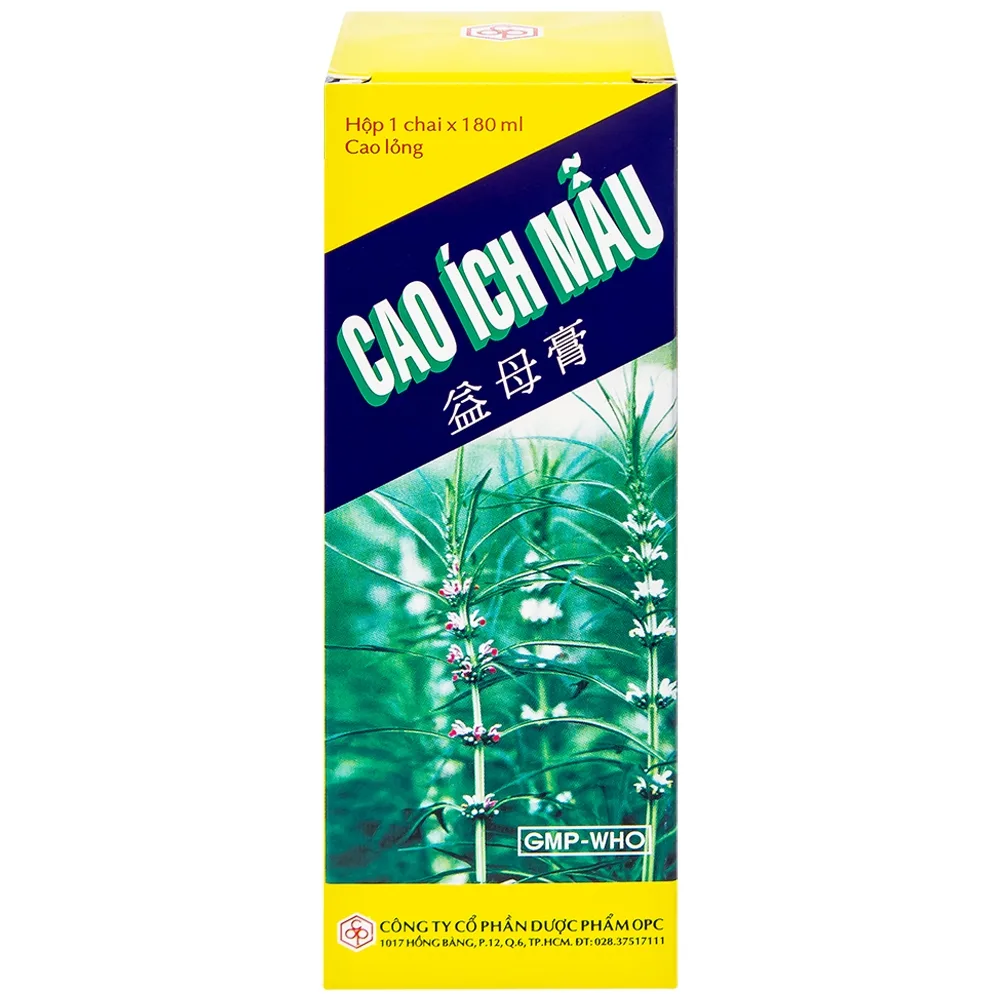 Hình ảnh Thuốc Cao Ích Mẫu OPC điều trị kinh nguyệt không đều (180ml)