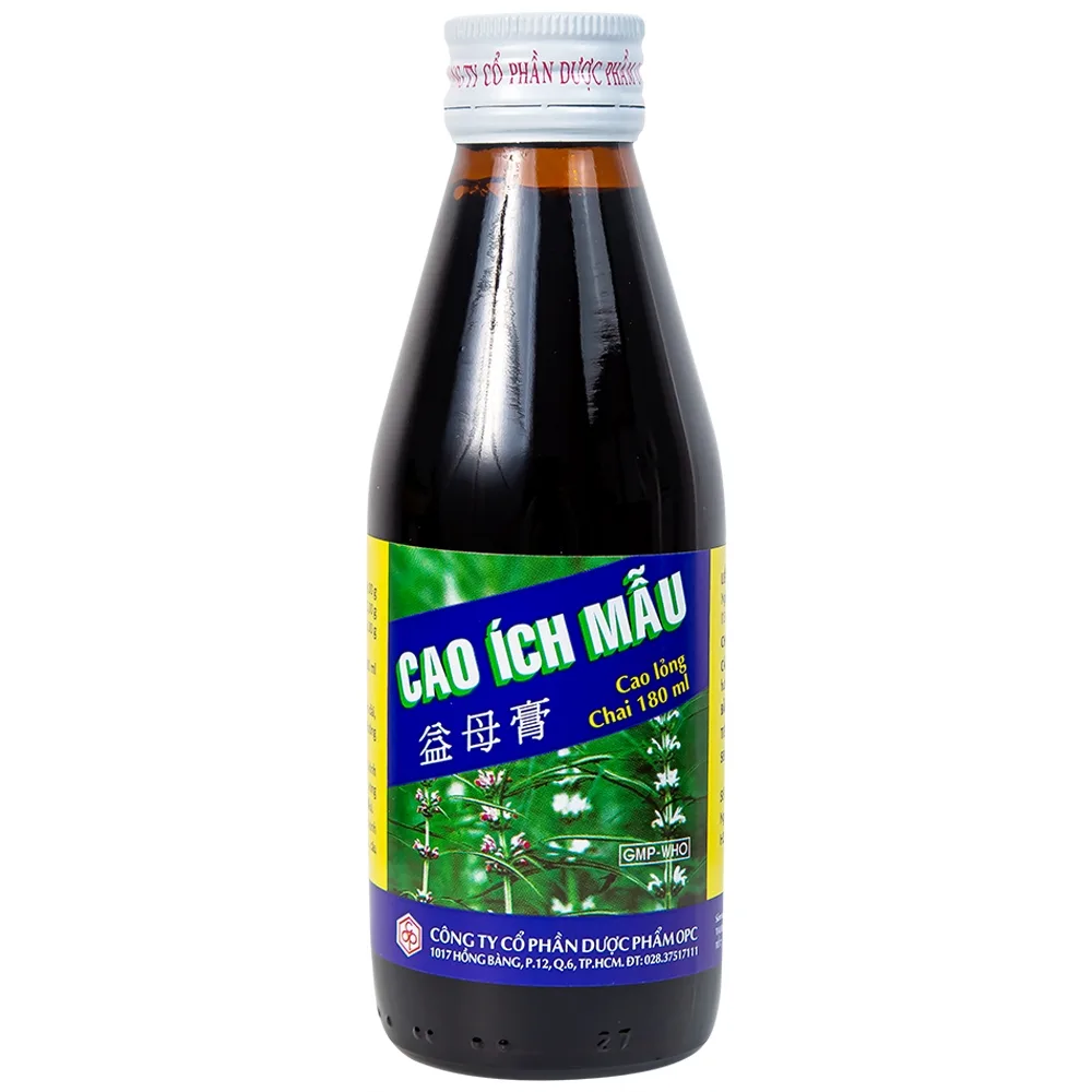 Hình ảnh Thuốc Cao Ích Mẫu OPC điều trị kinh nguyệt không đều (180ml)