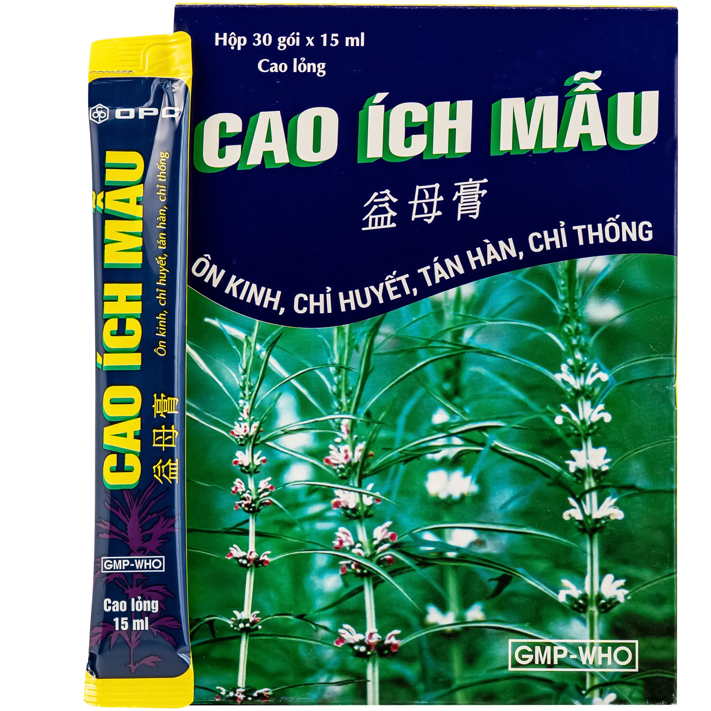 Hình ảnh Thuốc Cao Ích Mẫu OPC điều trị kinh nguyệt không đều (30 gói x 15ml)