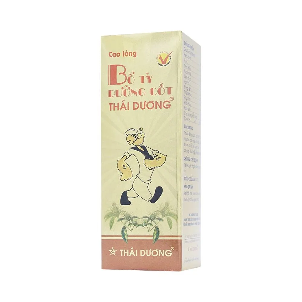 Hình ảnh Cao lỏng Bổ Tỳ Dưỡng Cốt Thái Dương hỗ trợ điều trị chán ăn, đầy bụng, bổ sung canxi cho trẻ còi xương (100ml)