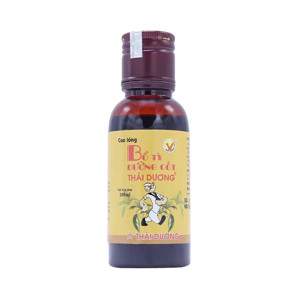 Hình ảnh Cao lỏng Bổ Tỳ Dưỡng Cốt Thái Dương hỗ trợ điều trị chán ăn, đầy bụng, bổ sung canxi cho trẻ còi xương (100ml)