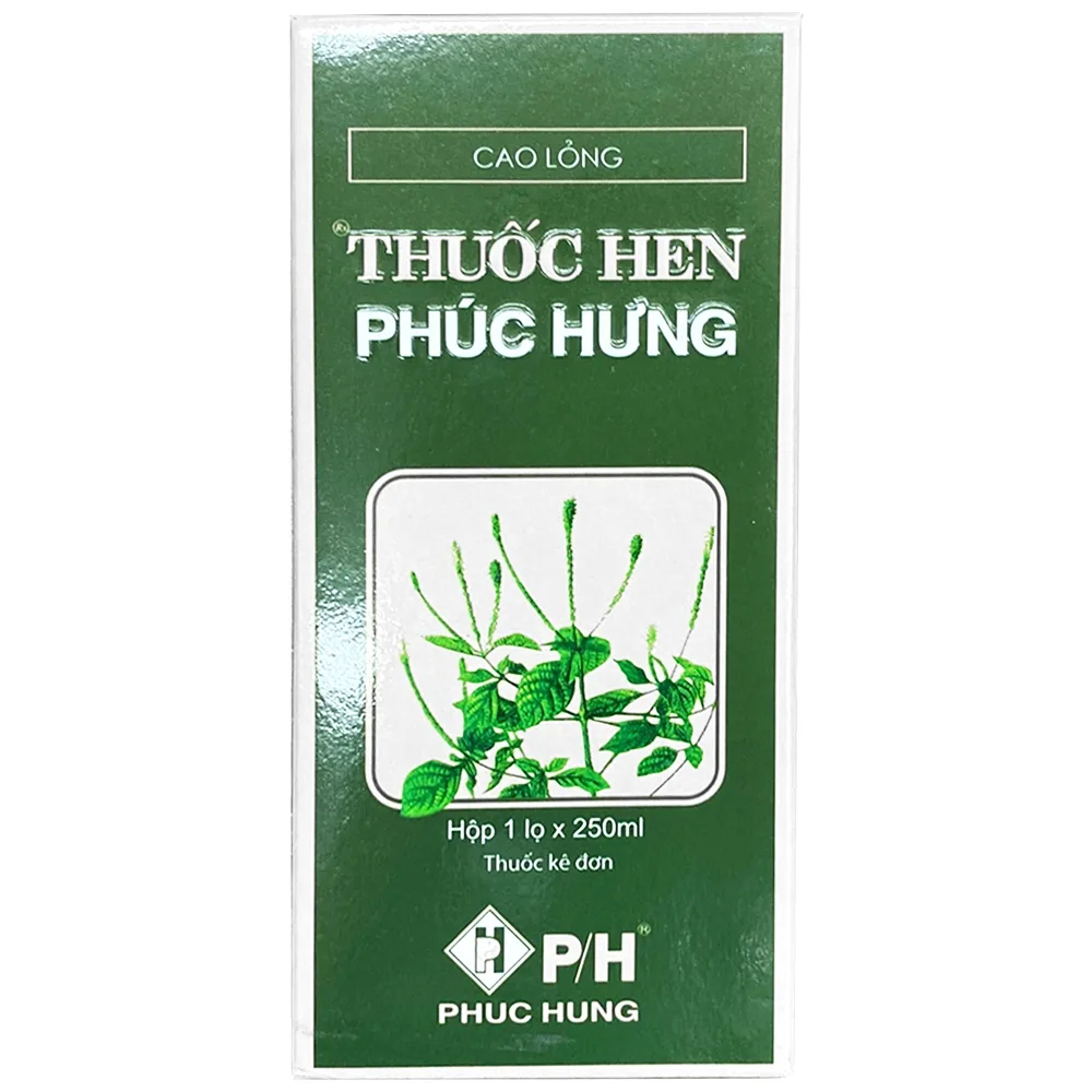 Hình ảnh Cao lỏng thuốc hen Phúc Hưng 250ml điều trị hen phế quản, viêm phế quản mạn tính