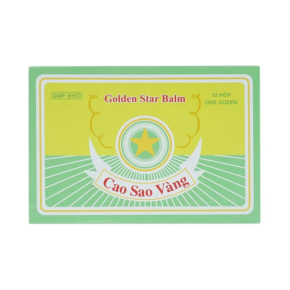 Hình ảnh Cao Sao Vàng OPC điều trị cảm cúm, nhức đầu (12 chai x 10g)