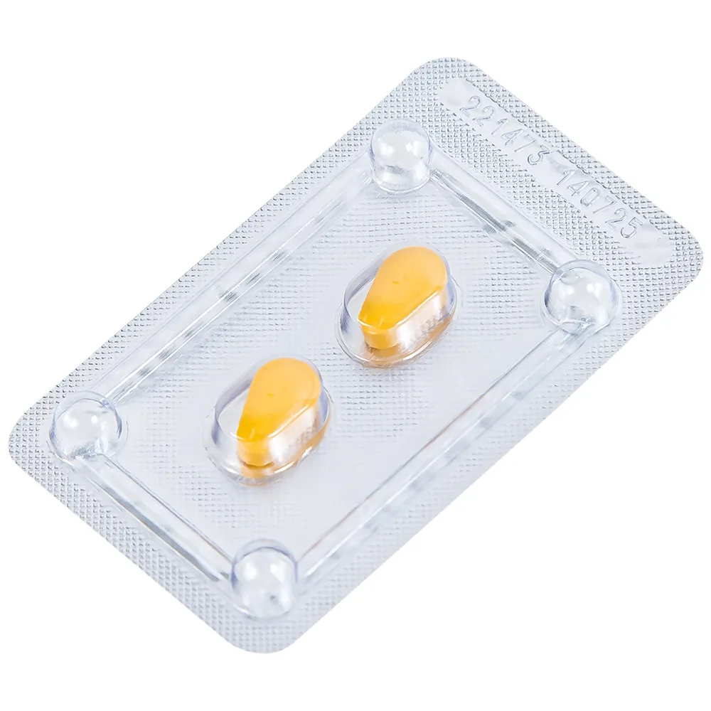 Hình ảnh Thuốc Casilas-20 Davipharm điều trị rối loạn cương dương (2 vỉ x 2 viên)